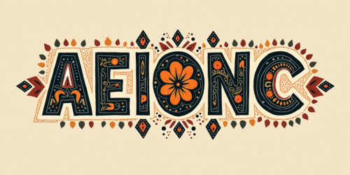 flux-Tribal style Text logo saying AEIONic for an AI creativity app. Indigenous ethnic traditional patterns bold natural colors highly detailed-0 (1)