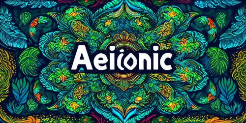 sd3-Dayak art Text logo saying AEIONic for an AI creativity app. Intricate patterns nature-inspired motifs vibrant colors traditional craftsmanship cultural symbolism storytelling-0