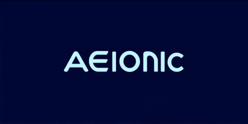 sd3-Line art drawing Text logo saying AEIONic for an AI creativity app. Professional sleek modern minimalist graphic line art vector graphics-0