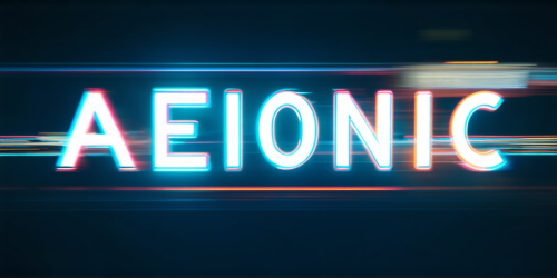 sd3-Long exposure photo of Text logo saying AEIONic for an AI creativity app. Blurred motion streaks of light surreal dreamy ghosting effect highly detailed-0