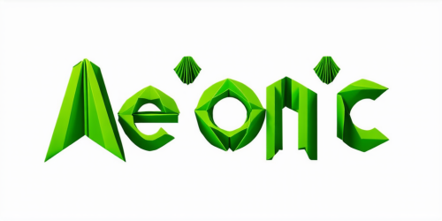 sd3-Origami style Text logo saying AEIONic for an AI creativity app. Paper art pleated paper folded origami art pleats cut and fold centered composition-0