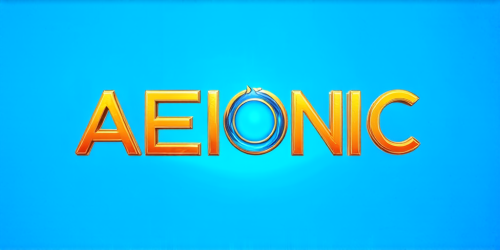 sd3-Surrealist art Text logo saying AEIONic for an AI creativity app. Dreamlike mysterious provocative symbolic intricate detailed-0